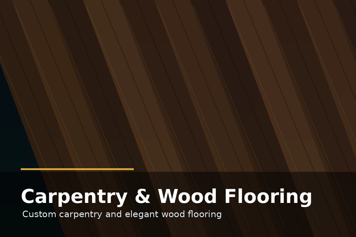 Carpentry and wood flooring
